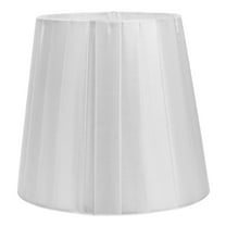 Qumonin White Cloth Lamp Shade for Table Lamp or Chandelier
