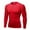 Red, variant on Men's Compression Shirts Long Sleeve Athletic Workout Tops Active Sports Baselayers Red Size 2XL