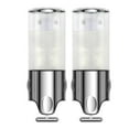 thumbnail image 2 of Shower Soap Dispenser Wall Mounted No Drill Shampoo Dispenser 9 In for Shower Wall Shampoo and Conditioner Dispenser for Bathroom Hotel Stainless Steel Large Capacity 2PC*Bathroom Accessories, 2 of 4
