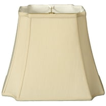 Royal Designs 11" Rectangle Inverted Cut Corners Lamp Shade Beige