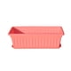 thumbnail image 1 of Resina Rectangular maceta de drenaje agujero vegetal plantador de flores hogar jardín bandeja de plantas rosa 44x19x14cm 3 Piezas Eigraketly HA6722-05B, 1 of 6