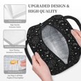 thumbnail image 3 of Lsque Space Galaxy Print Lunch Bag, Insulated Lunch Box, Small Leakproof Cooler Food Lunch Containers Reusable High Capacity Lunch Tote Bags, 3 of 6
