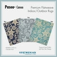 thumbnail image 6 of Gertmenian Paseo Canoa Coastal Geometric Navy Outdoor Area Rug, 6x9, 6 of 8