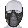 thumbnail image 3 of Máscara de protección auditiva Battlefield Elite para exteriores, transpirable, de alambre de acero, táctica, 3 of 5