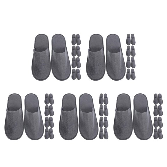 50 Pairs Disposable Slippers, Unisex Non-Slip Disposable Guests Slippers for Home Hotel Travel