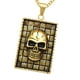 thumbnail image 1 of Collar con colgante de perro con cabeza de de material acero inoxidable Rock Punk para hombre Oro Yuyangstore collar de roca de los hombres, 1 of 8
