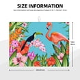 thumbnail image 2 of Fotbe Tropical Jungle Flamingo Alfombrilla de Secado para Cocina con Estampado, 18x24 Pulgadas, 2 of 7