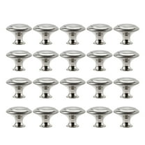 Tzgsonp 1/10/20/25pcs Kitchen Cabinet Knobs Pulls Brushed Nickel Cabinet Knobs, Drawer Dresser Handles Cupboard Door Heavy Knobs, Kitchen Cabinet Hardware with Screws for Bathroom Drawer Silver