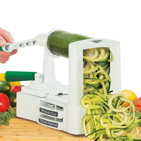 Veggetti Pro Table Top Spiral Vegetable Cutter with Stainless Steel (Best Vegetable Spiral Cutter)