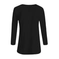 thumbnail image 4 of Ketyyh-chn99 Chandail en Molleton pour Femmes Vêtements Décontractés d'Été Manches Courtes Tunique Décontractée Confortable Col Rond Noir,P, 4 of 4