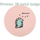 thumbnail image 4 of Cartera pequeña con diseño de dinosaurio para niñas, con tres pliegues, bolsillo para dinero en efectivo, tarjetero, monedero con ventana para mujer, 4 of 5