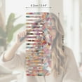 thumbnail image 2 of Unique Bargains 1 Pc Nineteen-tooth Rectangular Hair Comb Colorful Acetate Sheet, 2 of 6