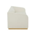 thumbnail image 3 of Better Homes & Gardens Lillian Channel Tufted Sofa 83.5" Cream Linen, 3 of 14