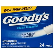 (2 pack) Goody's Extra Strength Headache Powder, 24 Powder Sticks