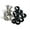 Black, variant on 10pcs M6 Anodized Aluminum Bolts and Washers Kit for Automotive Applications