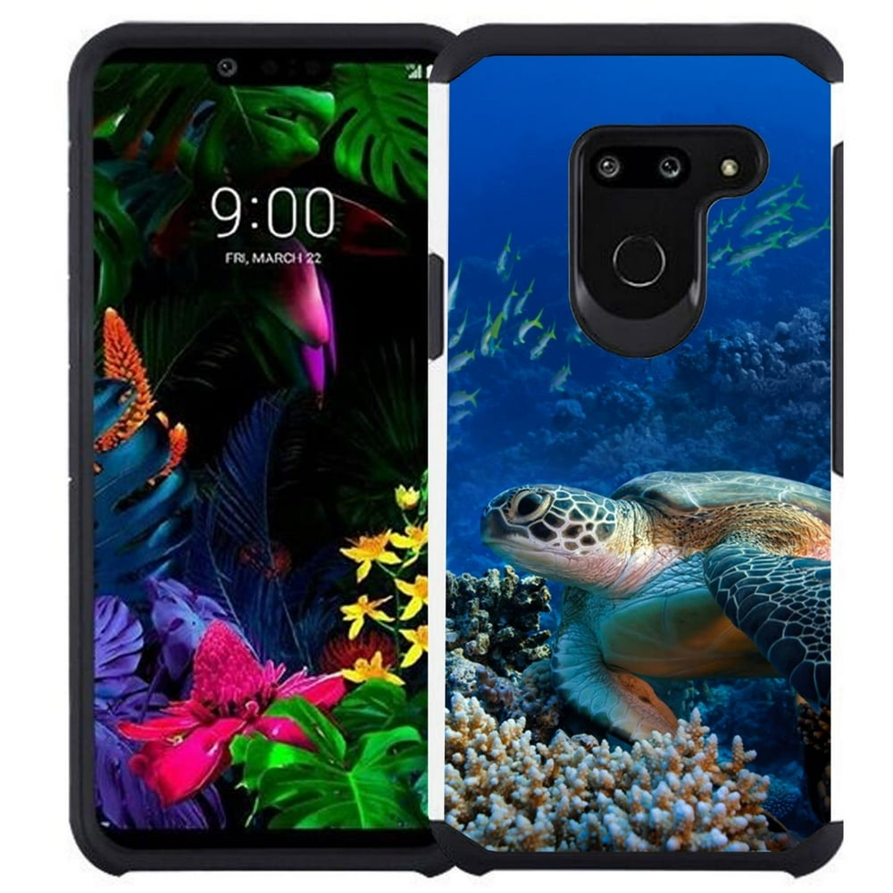 LG G8 ThinQ Case Colorful Design Hybrid Armor Case Shockproof Dual