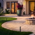 thumbnail image 5 of 3W Low Voltage Black Aluminum LED Outdoor Landscape Path Lights (10-pack), 5 of 8