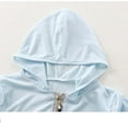 thumbnail image 6 of Uxgjfwu Boys and Girls Sun Protection Clothing Hooded Jacket Ice Silk Jacket Sun Protection Clothing Big Kids Summer UV Protection Shirt, 6 of 7