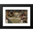 thumbnail image 2 of Jehan Georges Vibert 14x11 Black Modern Framed Museum Art Print Titled - At the Race (1875), 2 of 5