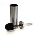 thumbnail image 2 of Splash Home Buena Brosse de Toilette et Support en Acier Inoxydable, Nickel Satiné, 2 of 2