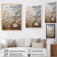 thumbnail image 4 of Designart "Serene Snowdrop Palette I" Snowdrops Floater Framed Wall Decor, 4 of 5