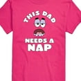 thumbnail image 2 of Spongebob Squarepants - This Dad Needs A Nap Pat - Men's Short Sleeve Graphic T-Shirt, 2 of 5