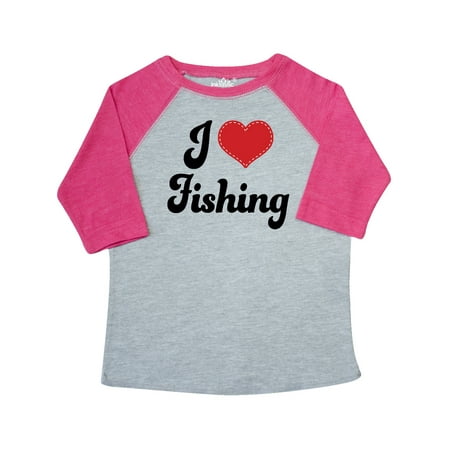 

Inktastic I Love Fishing Gift Toddler Boy or Toddler Girl T-Shirt