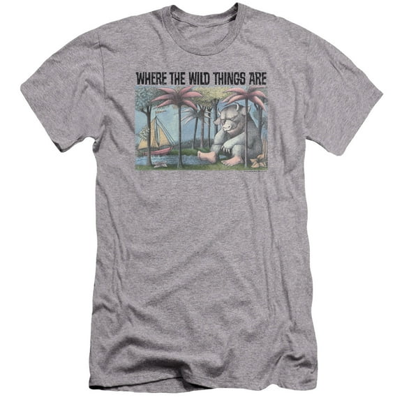Where The Wild Things Are - Cover Art - Premium Slim Fit Short Sleeve Shirt - XX-Large