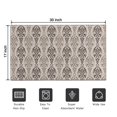 thumbnail image 5 of Boho Brown Damask Ethnic Pattern Door Rugs,Washable Non Slip Door Mats Indoor,Decorative Door Mats,Entry Mat Indoor for Entrance,Bedroom,Kitchen,Bathroom,17"x30", 5 of 6