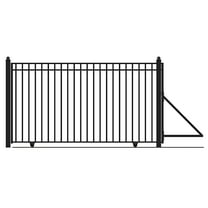 ALEKO Garden Yard Madrid Style Single Slide Steel Driveway Gate 12 x 6 feet