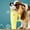 Yellow, variant on ZooZoo Tumbler Cup Squeaky Interactive Dog Chew Toy,Cute Funny Plush Tumbler with Handle Pet Dog Toys for Small Medium Large Dogs, Durable Chew-Resistant Pet Plaything, Dog Birthday Gift (Blue)