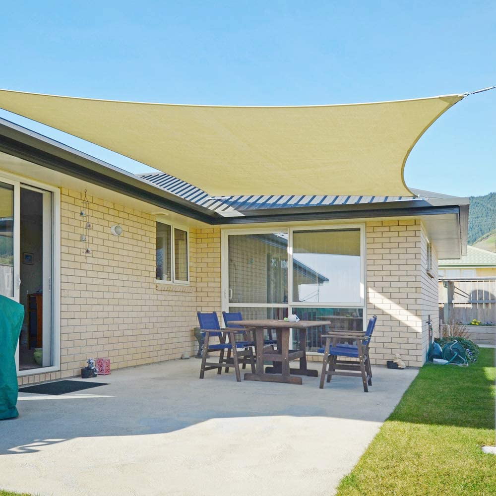 Details about   Outdoor Garden Patio Sun Shade Sail Canopy Awning Waterproof UV Protected Block 