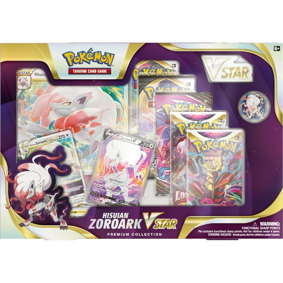 Pokemon TCG: Hisuian Zoroark VSTAR Premium Collection