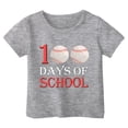 thumbnail image 3 of Happy 100th Day Of School Tie Dye Relaxed Fit Breathable Rainbow 100 Days T-Shirt, Size 4 Years, 3 of 4