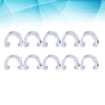thumbnail image 3 of 10PCS Abrazaderas de alambre Clips de tubería Bicicleta de montaña en forma de hebilla Línea de bicicleta Fijación de tubería Abrazadera de línea Clips Línea de freno de bicicleta Hebilla (Plata), 3 of 5
