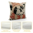 thumbnail image 4 of Patifu Christmas Pillow Covers  Boston Terrier Christmas Decorations Pillowcase Xmas Dog Throw Pillow Covers Home Sofa Living Room Decorative Cushion Case 12x12in, 4 of 5