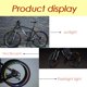 thumbnail image 2 of Almohadillas para bicicleta Reflector de bicicleta de 26 pulgadas borde de rueda de ciclismo fluorescente pegatina reflectante JShteea El nuevo, 2 of 5