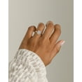 thumbnail image 6 of CAPRICARATS 2.00Ct Radiant Cut Moissanite Floating Low-Set Solitaire Engagement Ring – Hidden Halo Flush Design in 10K White Gold for Women, 6 of 6