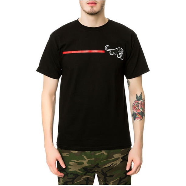 Camiseta gráfica Black Scale The Red Line Radical Hombre Negra Pequeña