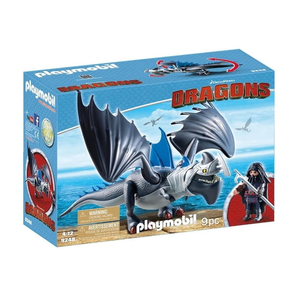 Drago y Dragón con Armadura Playmobil Dragons 9 piezas
