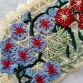 thumbnail image 6 of Aellinatey Embroidered Colorful Flower Patch Neckline Lace Applique Hollow Out Fake Collar DIY Sewing Crafts Bridal Dress Supplies, 6 of 19