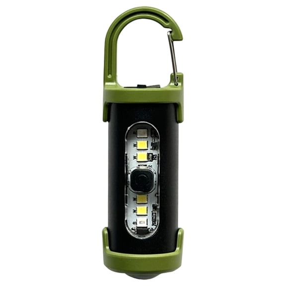 Flashlight, 1200lm Super Bright Mini Keychain Flashlight Waterproof, Portable Rechargeable Bright Keychain Flashlight, EDC Mini Keychains Flashlight, for Camping, Hiking, Rescue(Green,3.5x1.3")