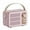 Pink, variant on VALSEEL Bluetooth Speaker Outdoor, Design of Retro Wireless Bluetooth Speaker, Mini Outdoor Convenient Portable Small Speaker (Bluetooth/TF/AUX/USB)