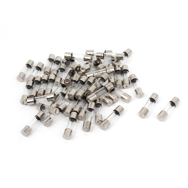 50 Pcs 250V 3.5A F3.5AL Fusibles de vidrio de cartucho de acción rápida de 5mm x 20mm