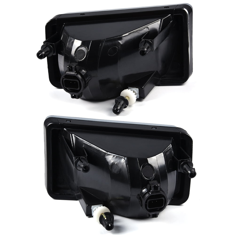 PIT66 Fog Lights Lamps w/ Bulbs Smoked Lens Fit For Chevy GMC Suburban Silverado 1500 2500 /3500