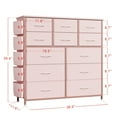 thumbnail image 2 of Cómoda Cajonera 12 Cajones de Tela para Recámara | Organizador de Ropa con Bolsillos Laterales y Ganchos | Mueble de Almacenamiento Multifuncional para Dormitorio - Resistente y Espacioso, 2 of 8