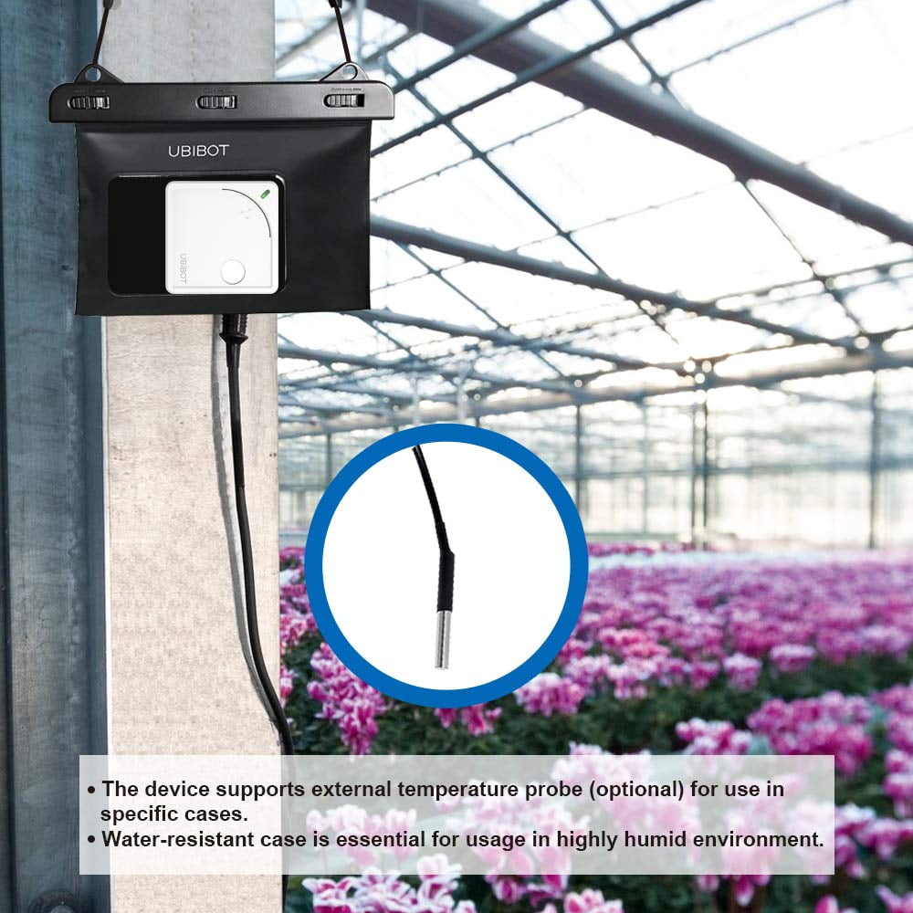 UbiBot WS1 WiFi Temperature Humidity Monitor, Wireless Thermometer Hygrometer
