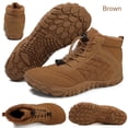thumbnail image 1 of Botas Tobillo Minimalistas Nieve Descalzas Felpa Térmica Antideslizante para Hombres Y Mujeres, 1 of 9
