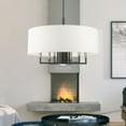 thumbnail image 4 of 49376-76 Livex Lighting Meridian - 7 Light Pendant in Modern Style - 24 Inches wide by 18.5 Inches high-Scandinavian Gray Finish    -Traditional, 4 of 9