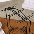 thumbnail image 6 of Cheers US Coffee Mug Holder, Metal Cup Rack Tree 6 Hooks Kitchen Counter Storage Mugs Stand with Display Organizer and Removable Basket for Coffee Mugs, Tea Cups, Mason Jars, 6 of 7
